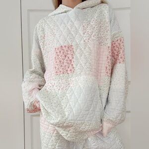 Brand New Sunkissed Coconut Quilted Hoodie